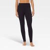 Warm Essentials by Cuddl Duds Women's Everyday Comfort High-Waist Thermal Leggings - Black - 4 of 4