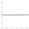 Black Bow Jewelry 2mm, 14k White Gold, Handmade Solid Rope Chain Bracelet, 7 Inch - 4 of 4