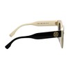 Tory Burch TY 7201U 198887 Womens Irregular Sunglasses Black/Ivory 49mm - 3 of 4