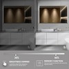 Medicine Cabinet with LED Mirror,Surface or Recessed Mount,Defogger,Memory Function,3-Color Lighting,USB&Outlet,Dimmer,and Storage Shelf - 4 of 4