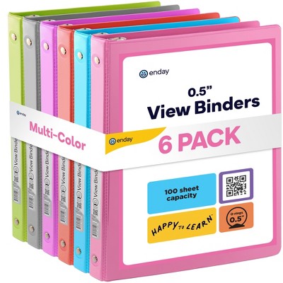 thumbnail image 2 of 2 Inch 3-Ring Binders 4-Pack - Clear View Binders With Customizable Covers 2 of 10