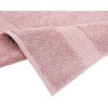 Home Mart Goods Pink Cotton Super Soft Lightweight Absorbent Bath Towel 27"x54" - 4 of 4