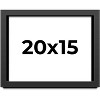 PosterPalooza | Shadow Box 1.5" Depth Black Picture Frame - UV Acrylic, Backing Board, Hanging Hardware - 2 of 4