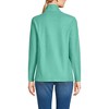 Lands' End Women's Embossed Quarter Zip Fleece Pullover - 2 of 3