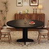47 Inch Round Dining Table, Wood Kitchen Table, Dinning Room Tables for 4-6 People (Only Table) - 4 of 4