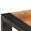 vidaXL Industrial Style Dining Table - Rectangular Mango Wood Bar Table with Steel Legs - Brown Light - Easy to Assemble - 70.9"x35.4"x43.3" - 3 of 4