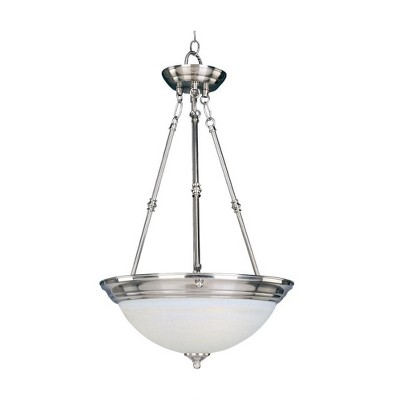 Maxim Lighting Essentials - 584x 3 - Light Pendant in  Satin Nickel