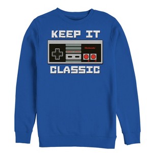 Men's Nintendo NES Classic Controller Sweatshirt - 1 of 3