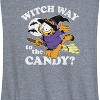 Women's - Garfield - Witch Way To The Candy Graphic Racerback Tank - 2 of 4