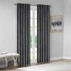 Set of 2 Bryce Poly Velvet Room Darkening Curtain Panels - 2 of 4