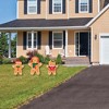 Big Dot of Happiness Gingerbread Christmas - Outdoor Lawn Sign Decorations with Stakes - Gingerbread Man Holiday Party Yard Display - 3 Pieces - 2 of 4