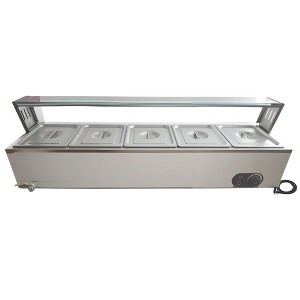 Commercial Food Warmers for Parties Buffet,6 Pans Stainless Steel Electric Buffet Servers and Warmers for Buffet, Catering, Parties and Restaurants - 1 of 4