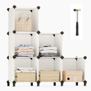 SONGMICS DIY Cube Storage Organizer Shelf Cabinet Bookshelf Bookcase - 1 of 4