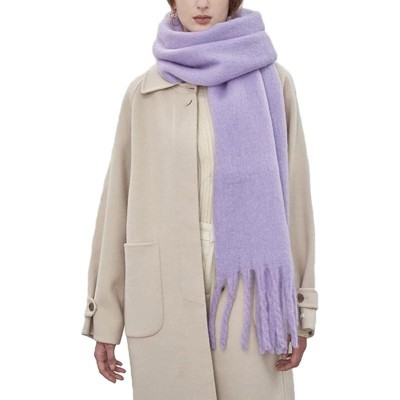 Zuppad Women Cashmere Feel Scarf, Soft Warm Winter Scarf for Cold Weather, Christmas Blanket Scarves Pashmina Shawl Wrap