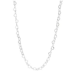 Heart Link Chain Necklace for Women 20 Inch 18K Gold PVD Stainless Steel Ginger Lyne - 1 of 4