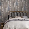 NEXT Distressed Wood Plank Neutral Blue Wallpaper - image 2 of 4