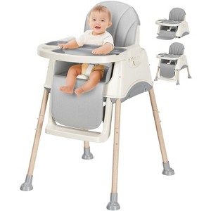 BabyBond Baby High Chair - 3 in 1 Design for  Convertible High Chair, Toddler Play Chair, Booster Seat, 5-point Harness - 1 of 4