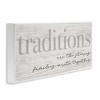 Stupell Industries Family Traditions Heartfelt Phrase, 24" x 10" - 3 of 4