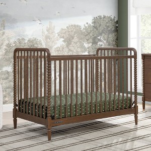 Delta Children Saint 4-in-1 Convertible Crib - Greenguard Gold Certified - Teak Brown - 1 of 4