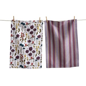tag Bee Flowers Dishtowel, Set of 2 - 1 of 1