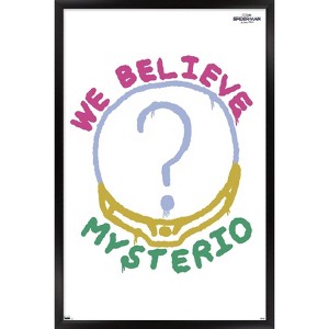 Trends International Marvel Spider-Man: No Way Home - We Believe Mysterio Framed Wall Poster Prints - 1 of 4