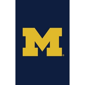 Evergreen University Of Michigan House Applique Flag- 28 x 44 Inches Indoor Outdoor Sports Decor - 1 of 4