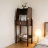 YIYIBYUS Display Bookshelf with Drawer, Tall Book Case, Freestanding Display Storage Shelf - 2 of 4