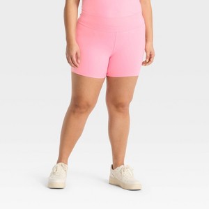 Women's High-Rise ButterBliss Bike Shorts - Wild Fable™ - 1 of 3