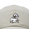 Dalix Sheep Embroidered Cotton Dad Hat Adjustable Cute Animal Lover Baseball Cap for Everyday Fashion Womens - 2 of 4