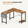 JIONJOY 50  Wide Reversible L-Shape Desk with Storage Bag - 4 of 4