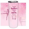 Elanze Designs Ballet Keeps On Toes Pink Ballerina 20 ounce Stainless Steel Travel Tumbler - 2 of 4