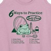 Women's - Instant Message - Frog Self Care Graphic Racerback Tank - 2 of 4