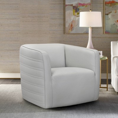 Atticus swivel store barrel chair