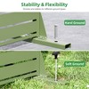 Lirago 72 in. Galvanized Metal Outdoor Privacy Screens Garden Outdoor Fence Green - 4 of 4