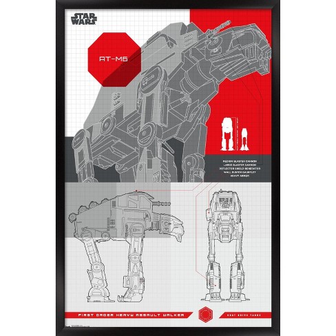 Trends International Star Wars: The Last Jedi - One Sheet (no Billing Block)  Unframed Wall Poster Print White Mounts Bundle 14.725 X 22.375 : Target