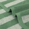REGALWOVEN Bathroom Striped Pattern Cotton Soft Absorbent Hand Towel 13 x 29 Inch - 4 of 4