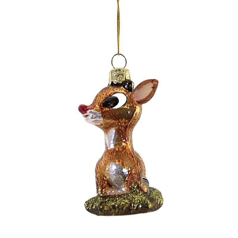 3.0 Inch Baby Rudolph Red-Nosed Reindeer Christmas Tree Ornaments, 2 of 4