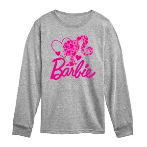 Boys' - Barbie - Logo Hearts Long Sleeve Graphic T-Shirt - 1 of 3