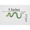 Collectible Wildlife Gifts | Snake, Baron's Green Racer Snake, Rubber Reptile, Realistic Hand Painted,  Model,   Gift,     5"      F2041 B39 - 2 of 4