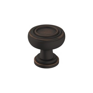 Amerock Ville Cabinet or Furniture Knob, 1-1/8 inch (29mm) Diameter - 1 of 4