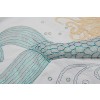 RightSide Designs Pearl of the Sea Mermaid Indoor Cotton Lumbar Throw Pillow - 3 of 4