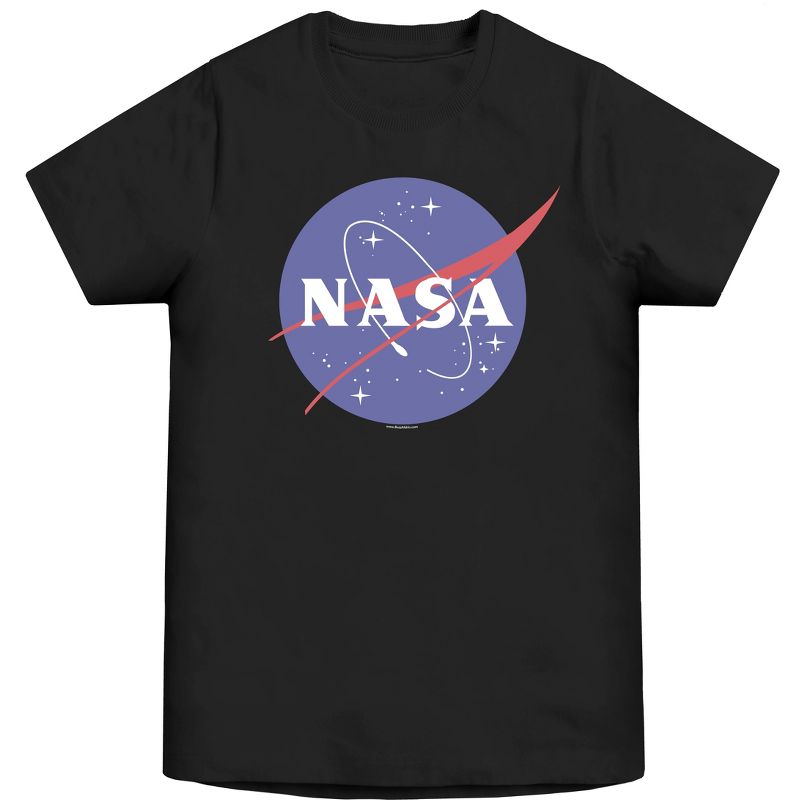 NASA Logo Men's Black Graphic Tee, 1 of 4