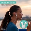 iHome AirPods Case Cover and Magnetic Neckband Bundle, Silicone Case, Charging Flexibility, Durable Protection, White - 4 of 4