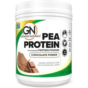 Growing Naturals Pea Protein Powder Chocolate 15.8 Oz - 1 of 4