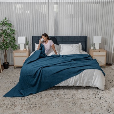 Neptune Cotton Waffle Weave Throw Blanket 50" x 60"