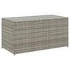 Patio Storage Box Poly Rattan 39.4"x19.7"x19.7" Gray vidaXL - 2 of 4