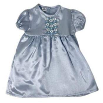 Doll Clothes Superstore Blue Satin Nightgown 15-16 Inch Baby And Cabbage Patch Kid Dolls