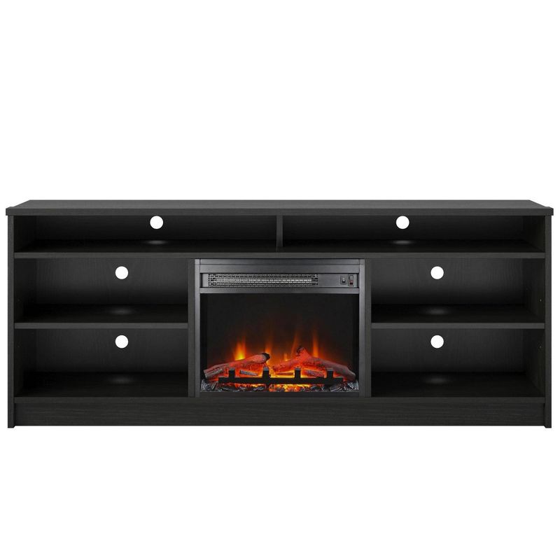 Hartwick Electric Fireplace Insert and 6 Shelves TV Stand for TVs up to 65" - Room & Joy, 6 of 10