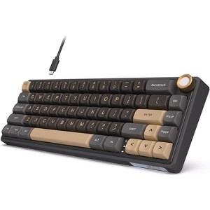 Yunzii R65 Gaming Keyboard with Volume Knob, 60% Percent RGB Backlit Mechanical Keyboard - 1 of 4