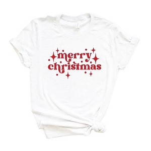 Simply Sage Market Women's Whimsical Merry Christmas Short Sleeve Graphic Tee - 1 of 4